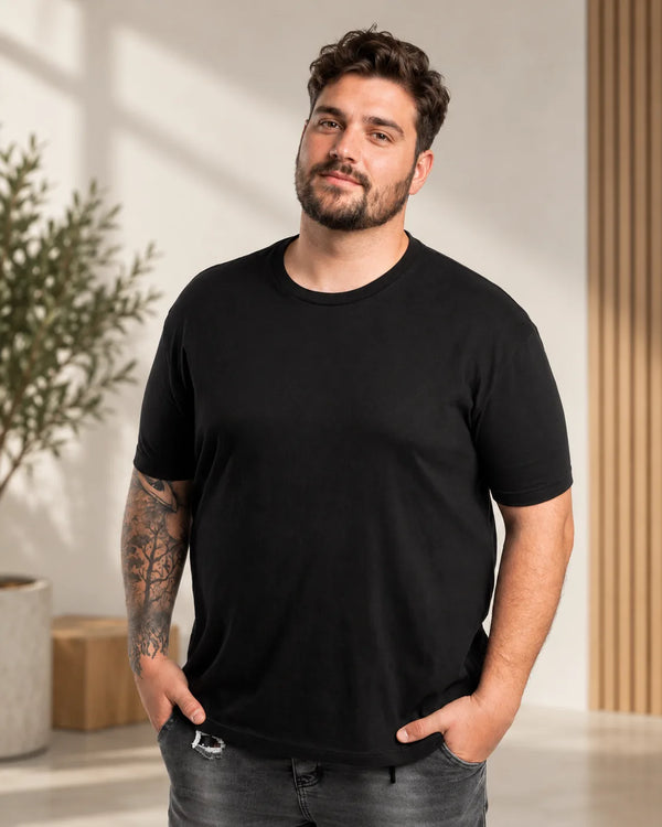 KOLP Essential T-shirt in Black — front