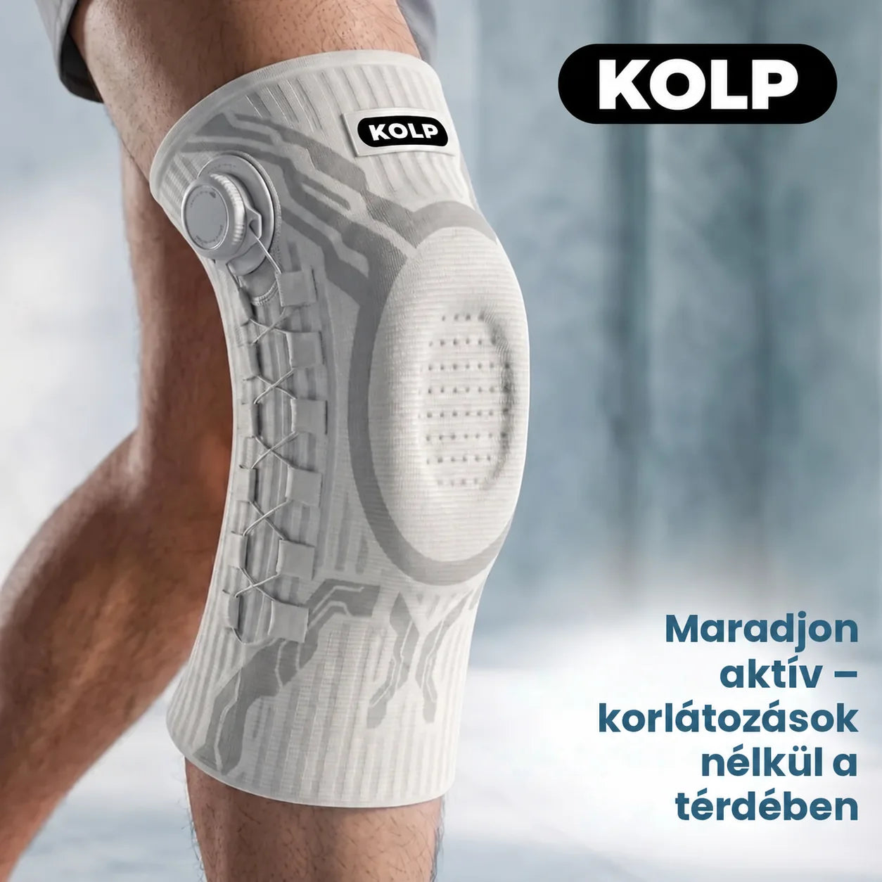 KOLP Flex térdrögzítő a térden – maradjon aktív