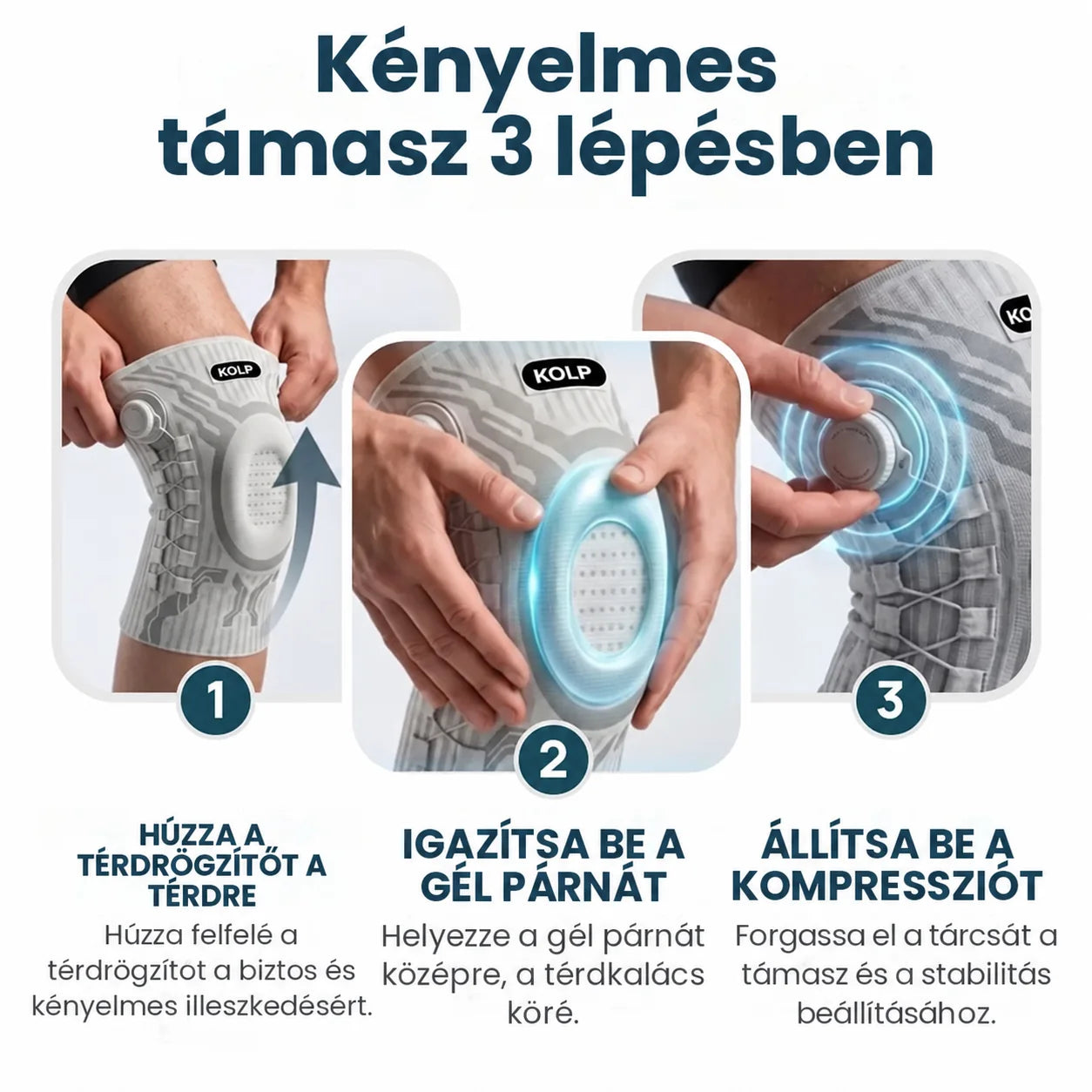 A KOLP Flex felvétele három lépésben